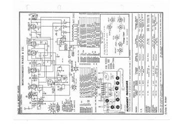 Airline 14BR 736A schematic circuit diagram